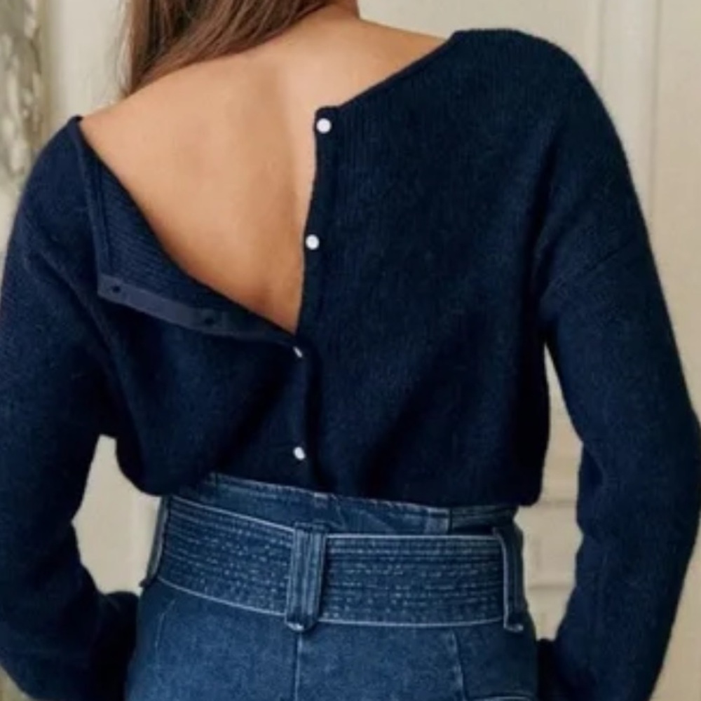 Gilet Gaspard Knitwear Color : Navy Size : XL - Picture 4 of 7